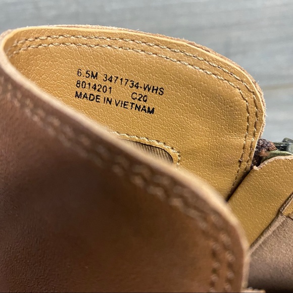 Frye | Judith Zip Bootie Whiskey Size 6.5 NIB - Picture 9 of 10